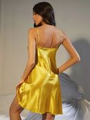 Elegant and Luxurious: Satin Night Dress at Burkesgarb