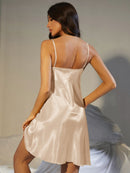 Elegant and Luxurious: Satin Night Dress at Burkesgarb