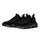 "Experience Unmatched Style and Comfort with Burkesgarb All Black Men's Air Heel React Sneakers"