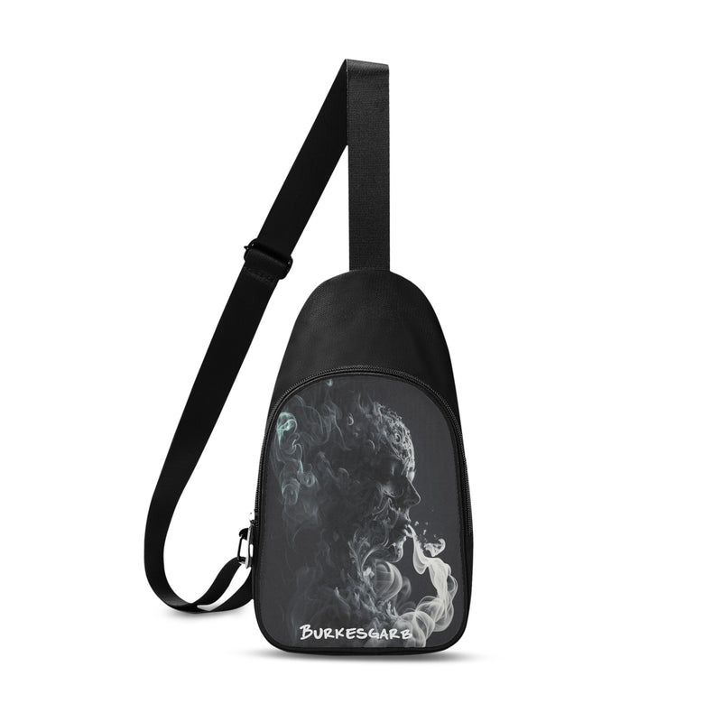"Burkesgarb Smoke Chest Bag: Stylish Convenience for Your Essentials"