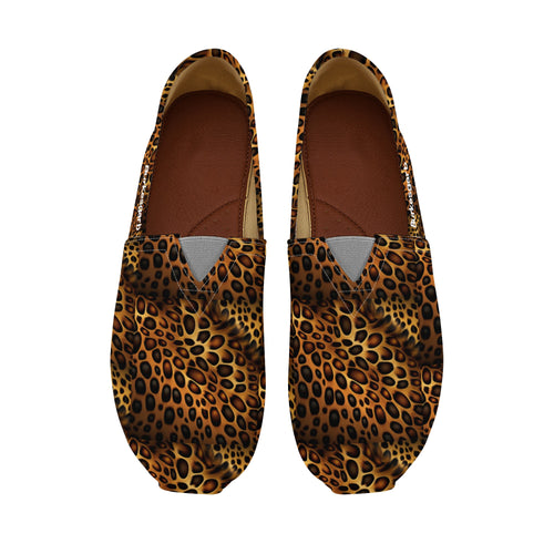 "Step into Wild Style with Burkesgarb Women's Casual Leopard Print Shoes - Unleash Your Inner Fashionista!"