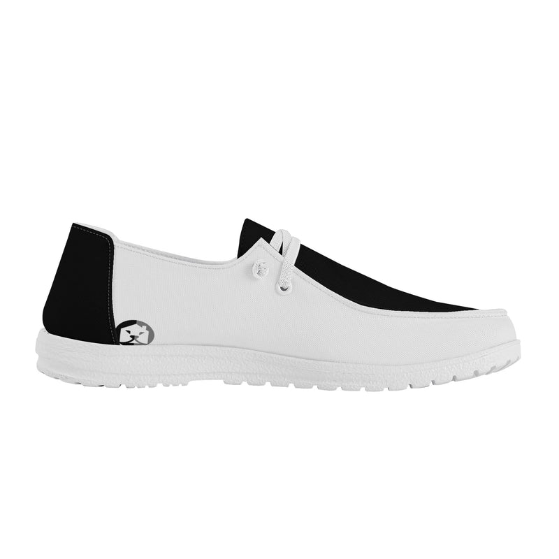 "Step into Elegance and Comfort with Burkesgarb Men's Black/White Loafers - Elevate Your Style!"