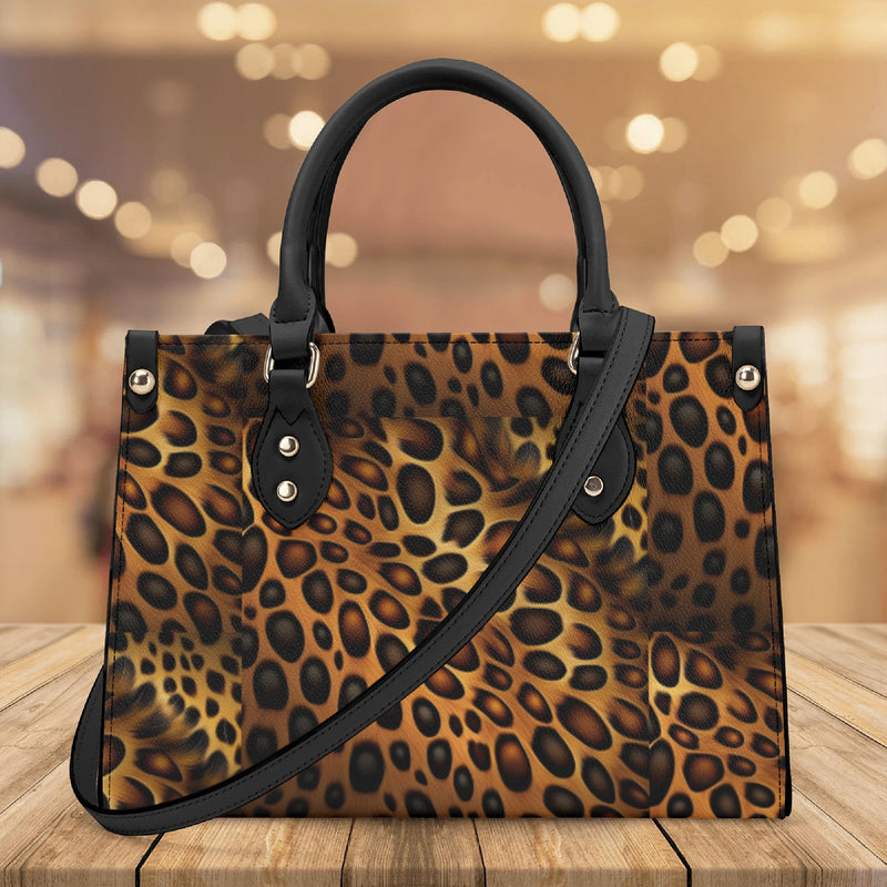 "Elevate Your Style with Burkesgarb Leopard Skin Luxury Women Tote Bag - A Blend of Elegance and Exotic Charm!"