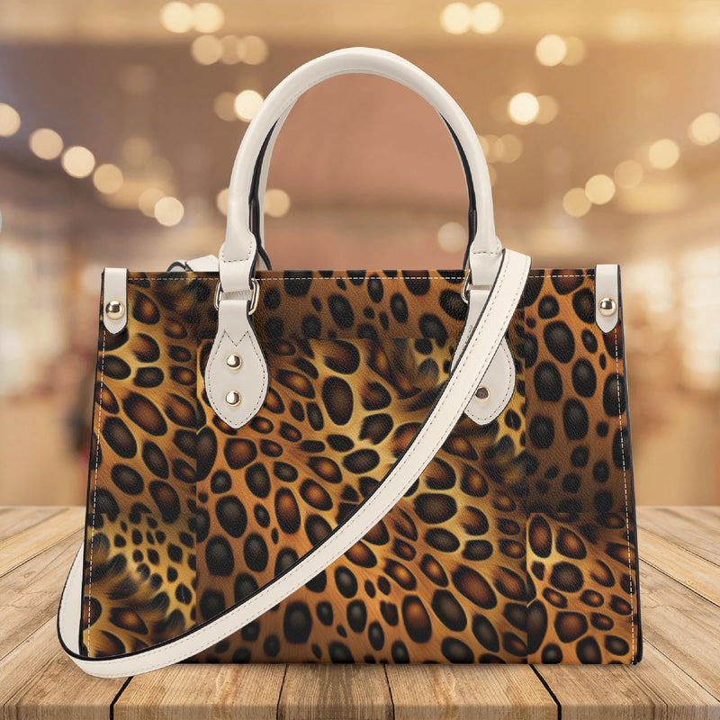 "Elevate Your Style with Burkesgarb Leopard Skin Luxury Women Tote Bag - A Blend of Elegance and Exotic Charm!"