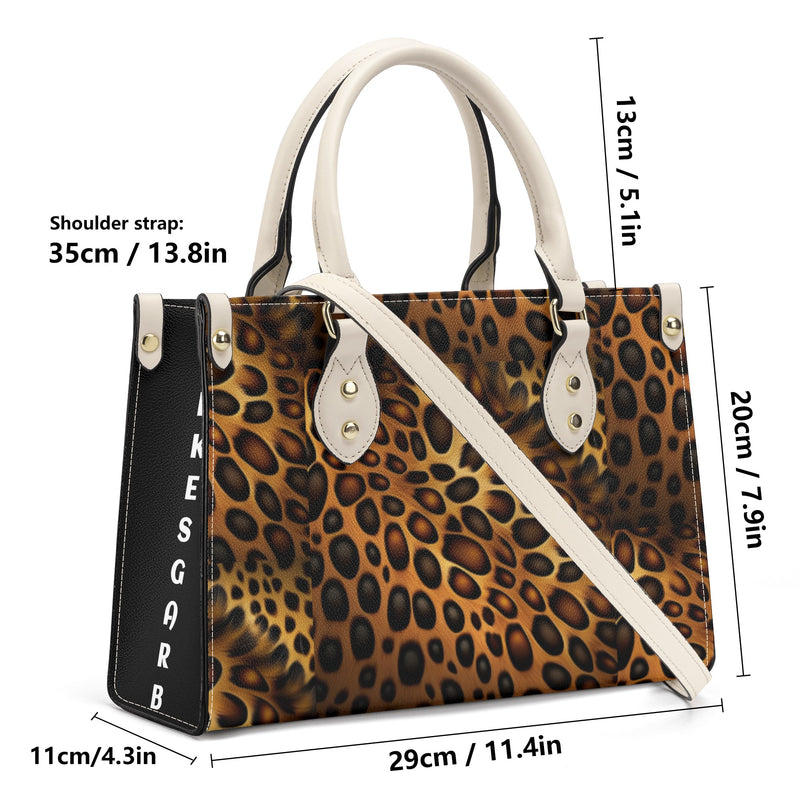 "Elevate Your Style with Burkesgarb Leopard Skin Luxury Women Tote Bag - A Blend of Elegance and Exotic Charm!"