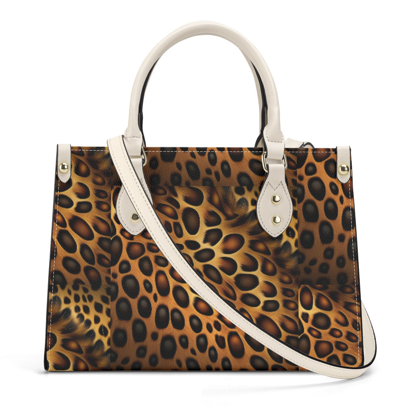 "Elevate Your Style with Burkesgarb Leopard Skin Luxury Women Tote Bag - A Blend of Elegance and Exotic Charm!"