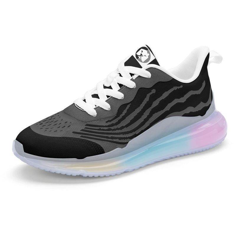 "Step into Colorful Style with Burkesgarb Women's Rainbow Atmospheric Running Shoes - Energize Your Runs!"