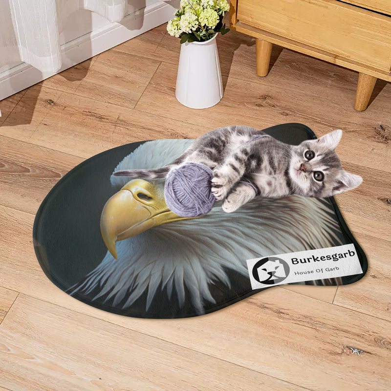 "Elevate Your Pet's Comfort with the Burkesgarb 'Bold Eagle' Pet Rug - Cozy and Stylish for Every Furry Friend!"
