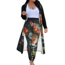 "Stay Cozy and Chic with Burkesgarb Women's Long Sleeve Cardigan and Leggings 2pcs"