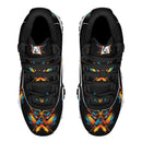 "Experience the Ultimate Style and Performance with Burkesgarb 'Paradise Lines' Men's Upgraded High Top Retro Basketball Sneakers"