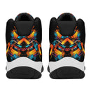 "Experience the Ultimate Style and Performance with Burkesgarb 'Paradise Lines' Men's Upgraded High Top Retro Basketball Sneakers"