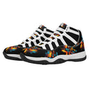 "Experience the Ultimate Style and Performance with Burkesgarb 'Paradise Lines' Men's Upgraded High Top Retro Basketball Sneakers"