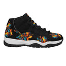 "Experience the Ultimate Style and Performance with Burkesgarb 'Paradise Lines' Men's Upgraded High Top Retro Basketball Sneakers"