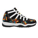 "Experience the Ultimate Style and Performance with Burkesgarb 'Paradise Lines' Men's Upgraded High Top Retro Basketball Sneakers"