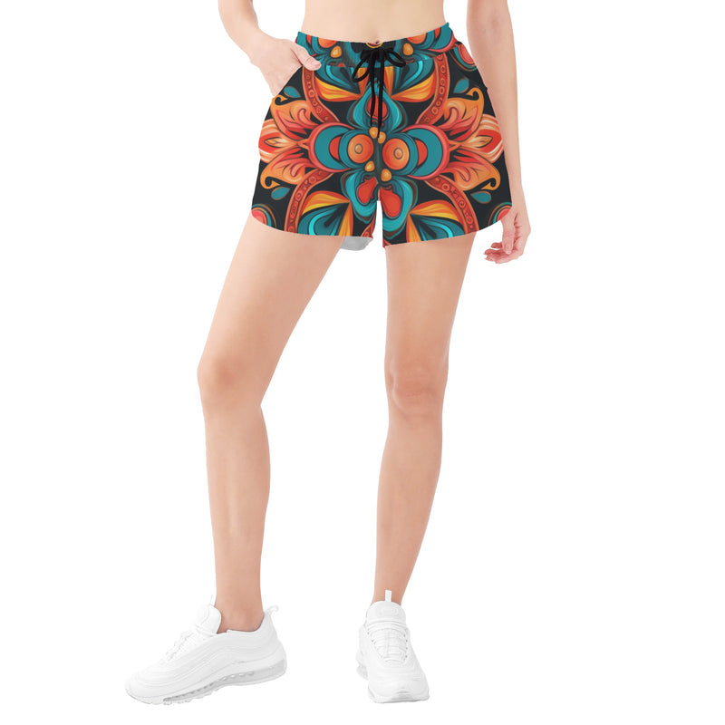 Effortless Style by the Shore: Burkesgarb Flamboyant Womens Casual Beach Shorts