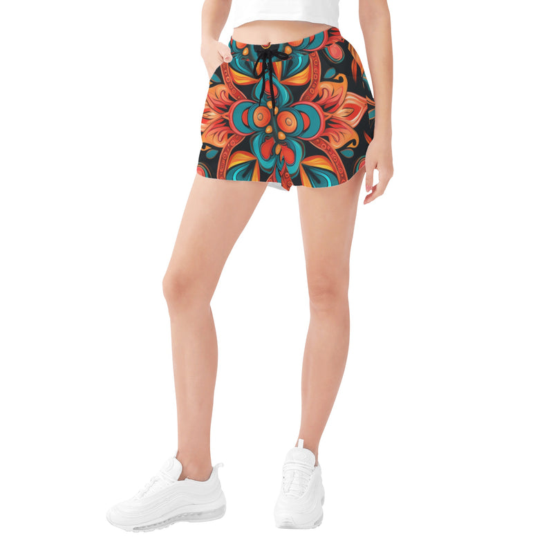 Effortless Style by the Shore: Burkesgarb Flamboyant Womens Casual Beach Shorts