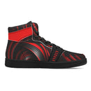 Step up your style with Burkesgarb Red Line Mens High Top Leather Sneaker