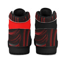 Step up your style with Burkesgarb Red Line Mens High Top Leather Sneaker