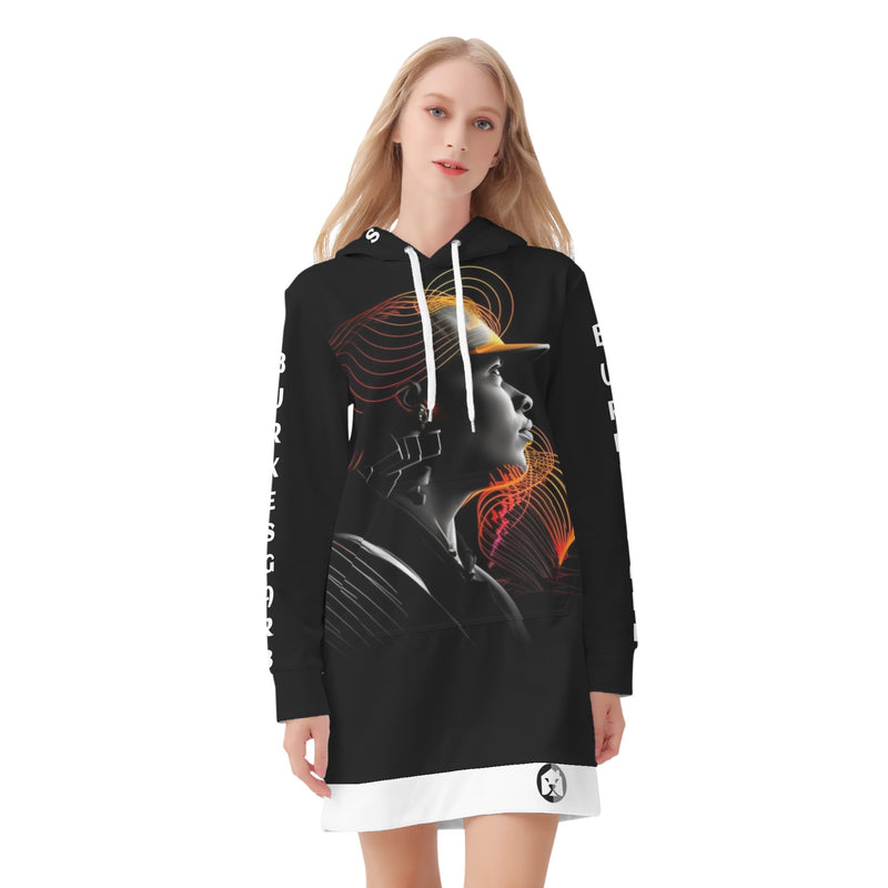 Stay Comfy and Stylish with Burkesgarb Im Her Womens Hoodie Dress