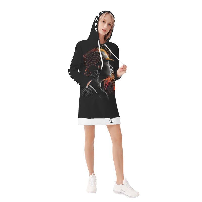 Stay Comfy and Stylish with Burkesgarb Im Her Womens Hoodie Dress