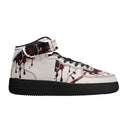 Burkesgarb Blood on the Leaves Mens High Top Leather Sneaker - Bold and Edgy Footwear