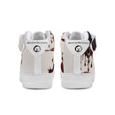 Burkesgarb Blood on the Leaves Mens High Top Leather Sneaker - Bold and Edgy Footwear