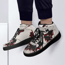 Burkesgarb Blood on the Leaves Mens High Top Leather Sneaker - Bold and Edgy Footwear