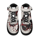 Burkesgarb Blood on the Leaves Mens High Top Leather Sneaker - Bold and Edgy Footwear