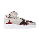 Burkesgarb Blood on the Leaves Mens High Top Leather Sneaker - Bold and Edgy Footwear