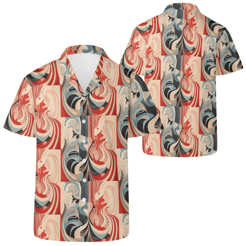 Experience the Ultimate Luxury with Burkesgarb Luxury Life Mens Hawaiian Casual Shirt