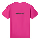 Embrace the Luxurious Life with Burkesgarb Luxury Life Embroidered Mens Cotton T-shirt