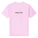 Embrace the Luxurious Life with Burkesgarb Luxury Life Embroidered Mens Cotton T-shirt