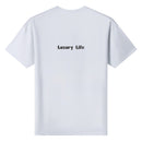 Embrace the Luxurious Life with Burkesgarb Luxury Life Embroidered Mens Cotton T-shirt