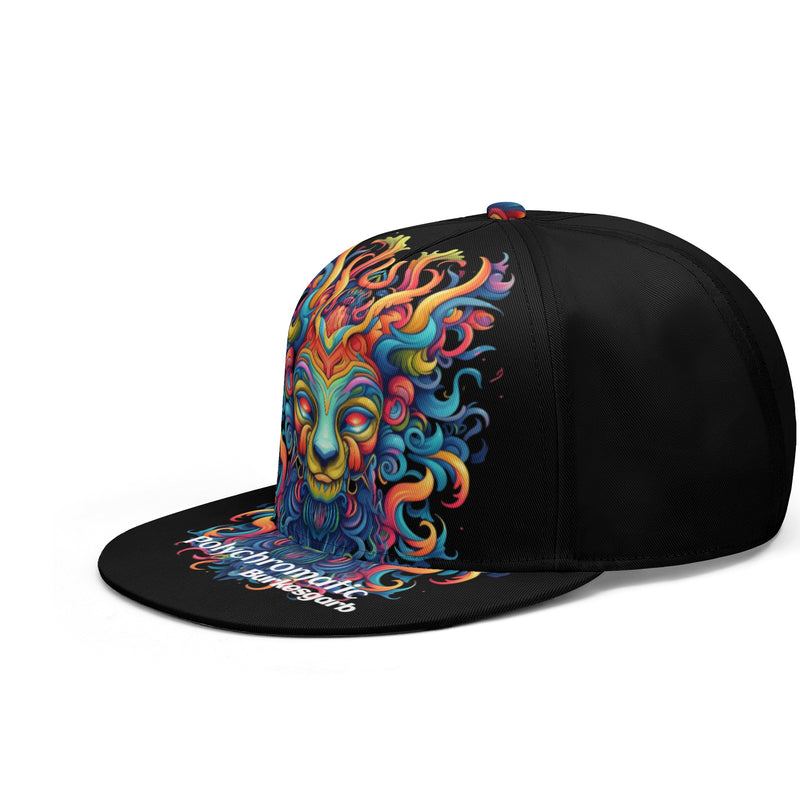 "Complete Your Hip-hop Look with Burkesgarb Polychromatic Hip-hop Snap Cap - Stylish and Trendy"