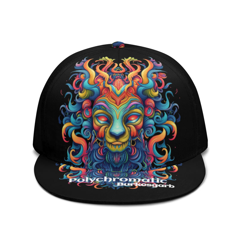 "Complete Your Hip-hop Look with Burkesgarb Polychromatic Hip-hop Snap Cap - Stylish and Trendy"