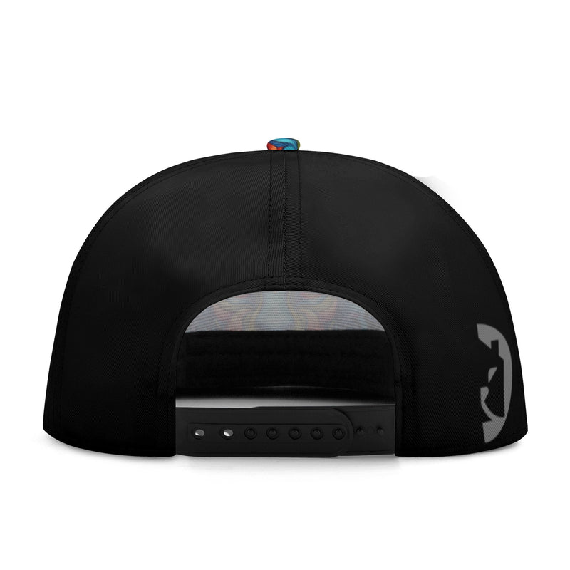 "Complete Your Hip-hop Look with Burkesgarb Polychromatic Hip-hop Snap Cap - Stylish and Trendy"