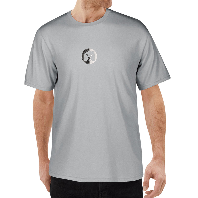 Elevate Your Style with Burkesgarb Embroidered Emblem Mens Cotton T-Shirt - Timeless and Trendy