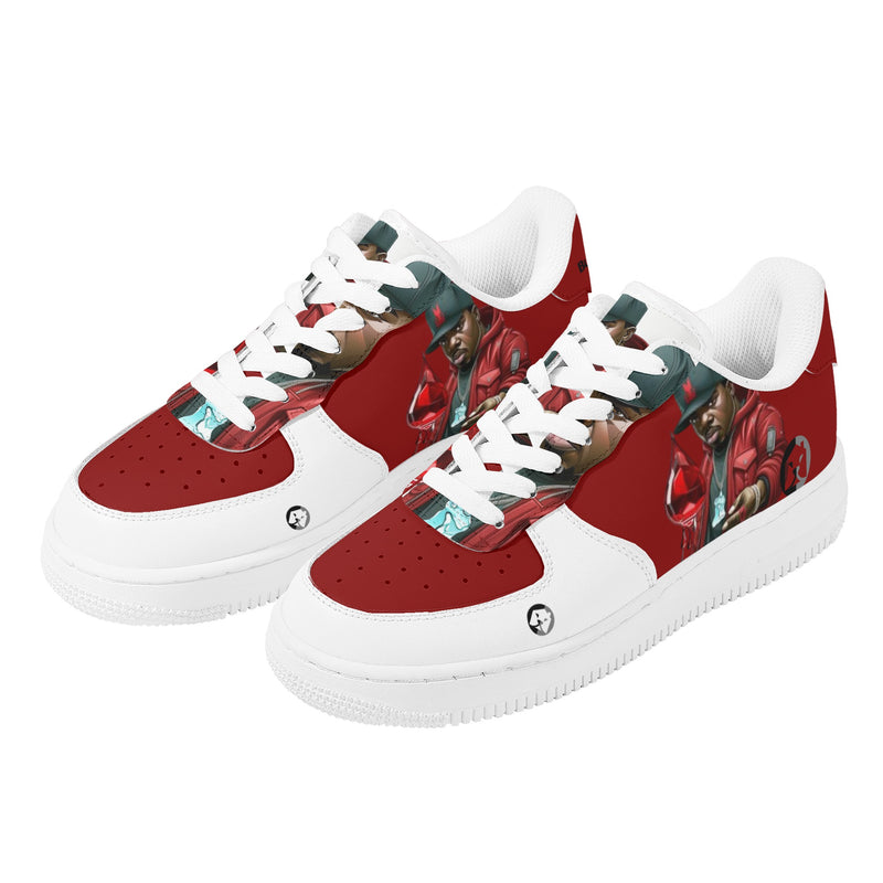 Step into Style and Edginess with Burkesgarb Blood Diamond Mens Low Top Leather Shoes