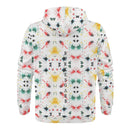 Burkesgarb Mens White Walking Canvas Hoodie - The Ultimate Comfort Companion