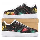 Burkesgarb Black Walking Canvas Mens Low Top Leather Shoes - Comfort Meets Style