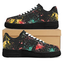 Burkesgarb Black Walking Canvas Mens Low Top Leather Shoes - Comfort Meets Style