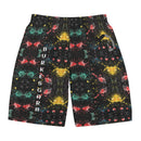 Burkesgarb Black Walking Canvas Mens Shorts - Casual Comfort for Every Step