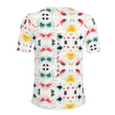 Burkesgarb White Mens Walking Canvas T-shirt - Casual Comfort, Timeless Style