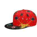 Burkesgarb Red n Blk Walking Canvas SnapCap - Complete Your Look with Casual Cool