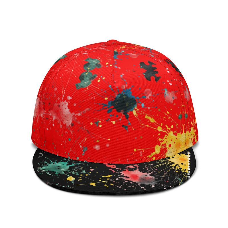 Burkesgarb Red n Blk Walking Canvas SnapCap - Complete Your Look with Casual Cool