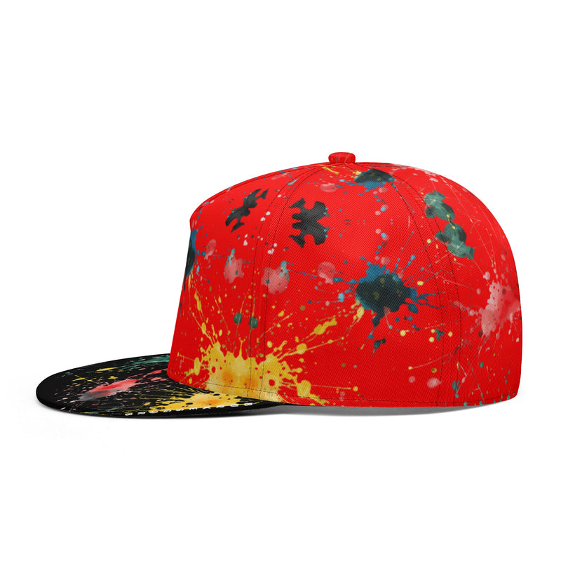 Burkesgarb Red n Blk Walking Canvas SnapCap - Complete Your Look with Casual Cool
