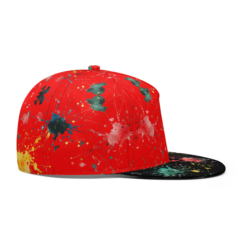 Burkesgarb Red n Blk Walking Canvas SnapCap - Complete Your Look with Casual Cool