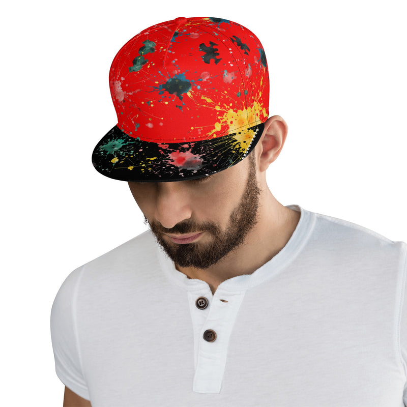 Burkesgarb Red n Blk Walking Canvas SnapCap - Complete Your Look with Casual Cool