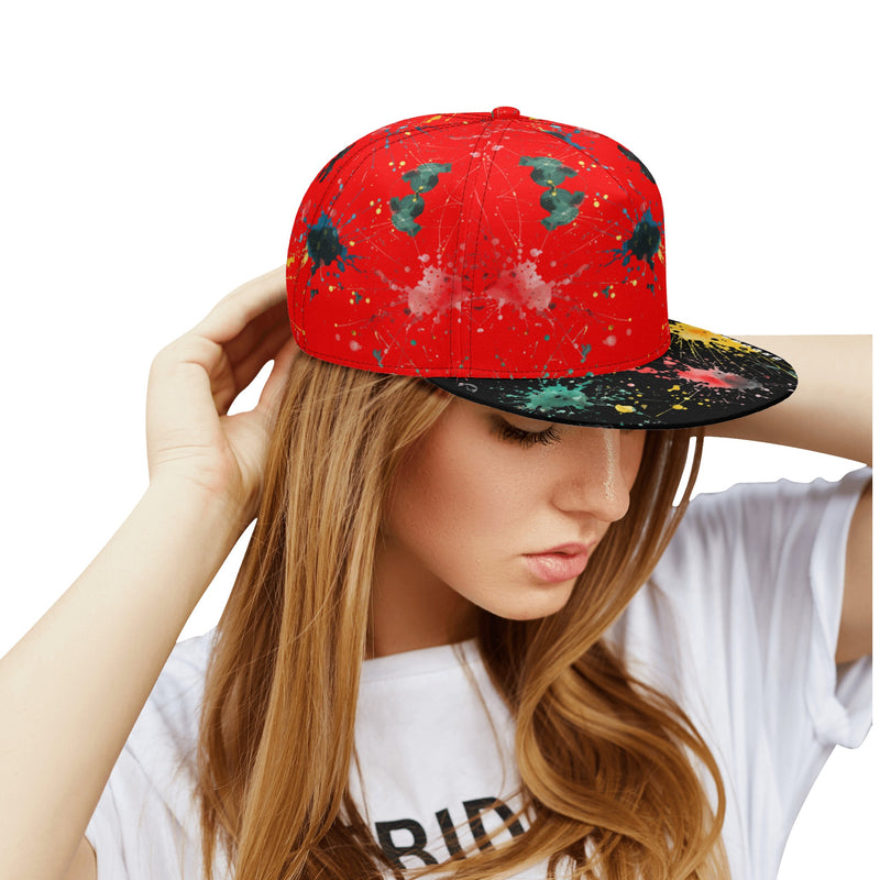 Burkesgarb Red n Blk Walking Canvas SnapCap - Complete Your Look with Casual Cool