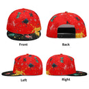 Burkesgarb Red n Blk Walking Canvas SnapCap - Complete Your Look with Casual Cool